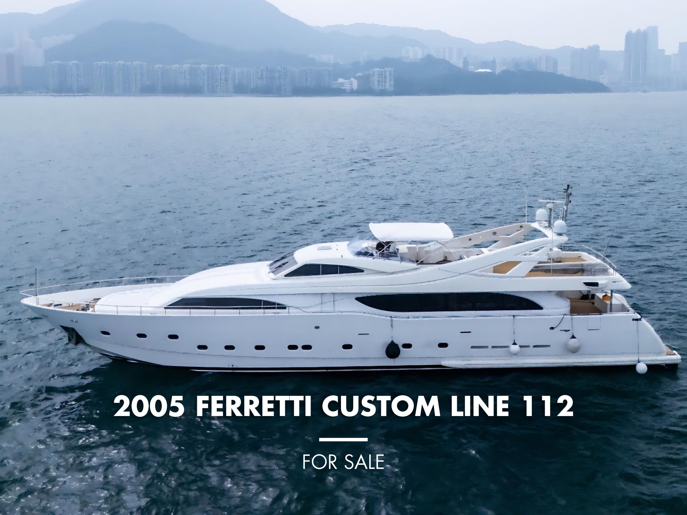 FERRETTI CUSTOM LINE 112 Flybridge for sale